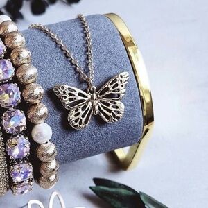 Park Lane Lyric Butterfly Necklace